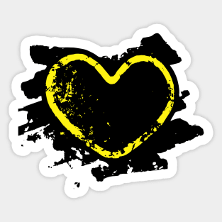 Graffiti Heart Sticker